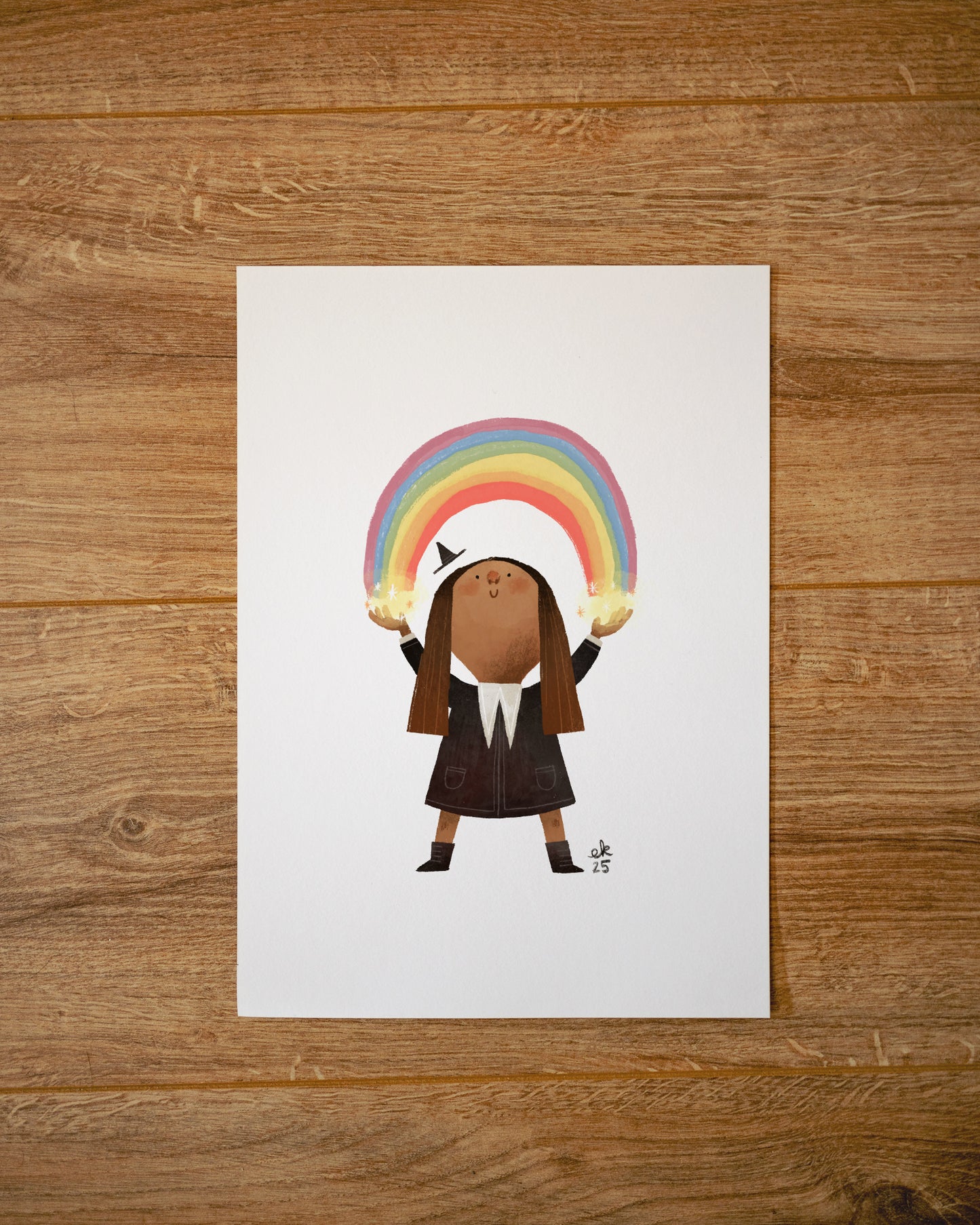 L'arc-en-ciel - Impression d'art