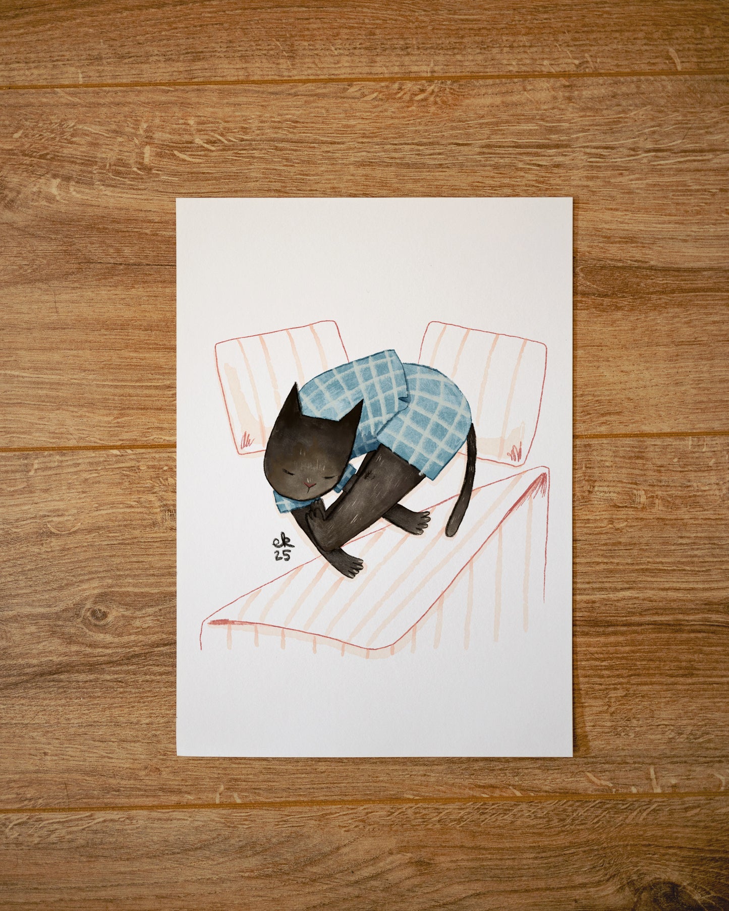 Cat Nap - Impression d'art