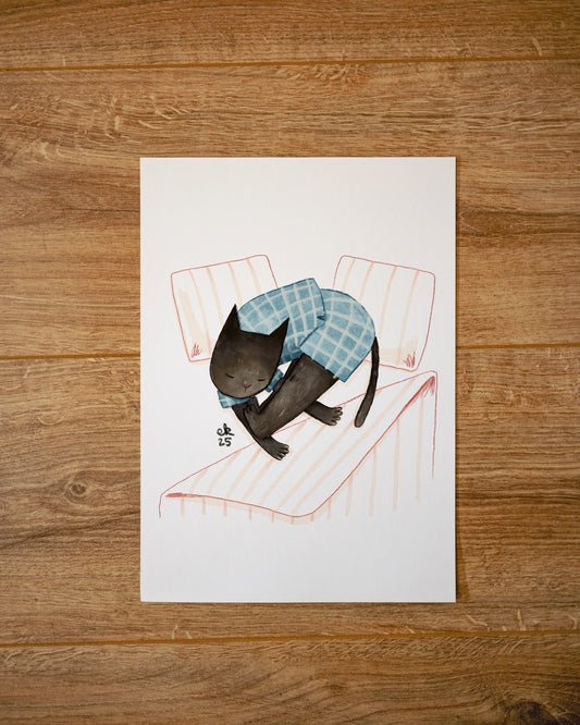 Cat Nap - Impression d'art