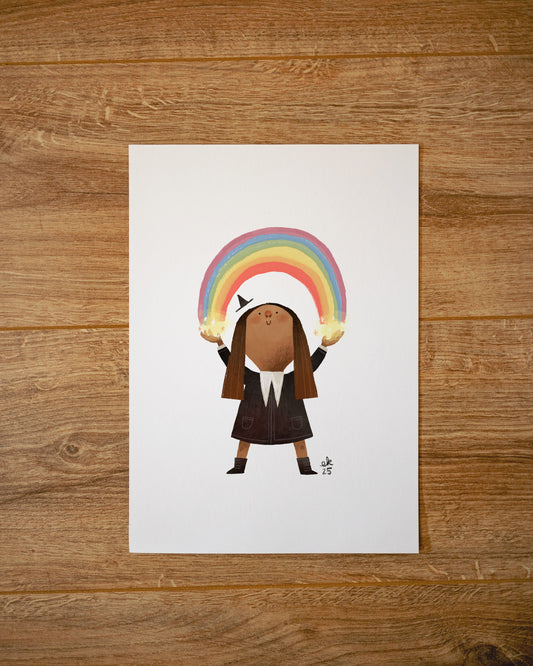 L'arc-en-ciel - Impression d'art