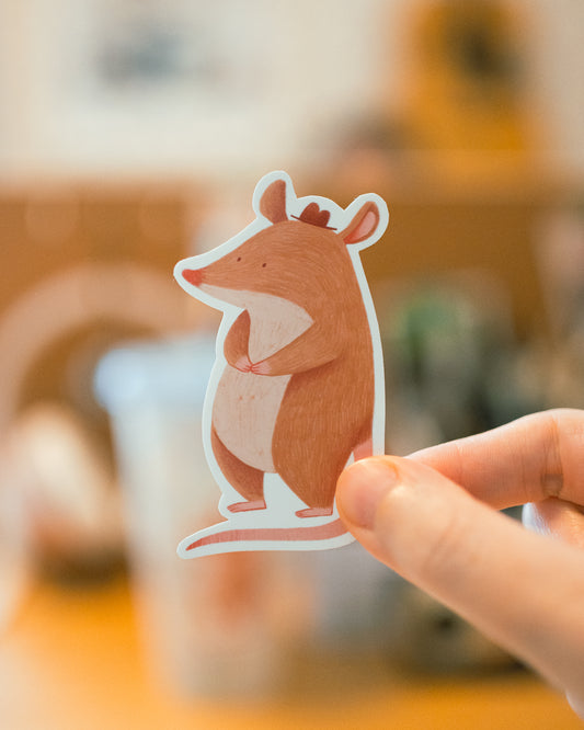Souris polie - Sticker