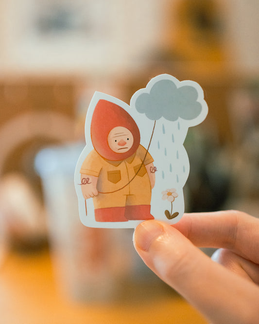 La pluie - Sticker