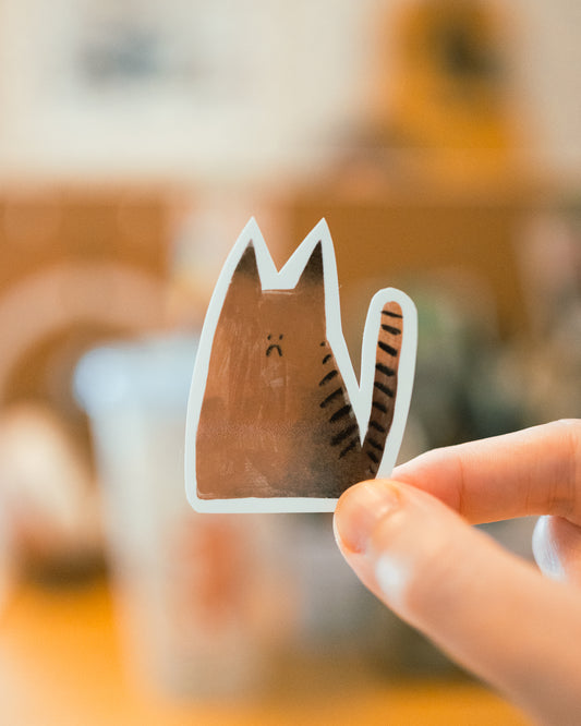 Chat triste - Sticker