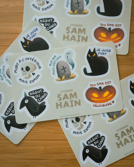 Samhain - Planche de stickers
