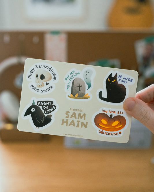 Samhain - Planche de stickers