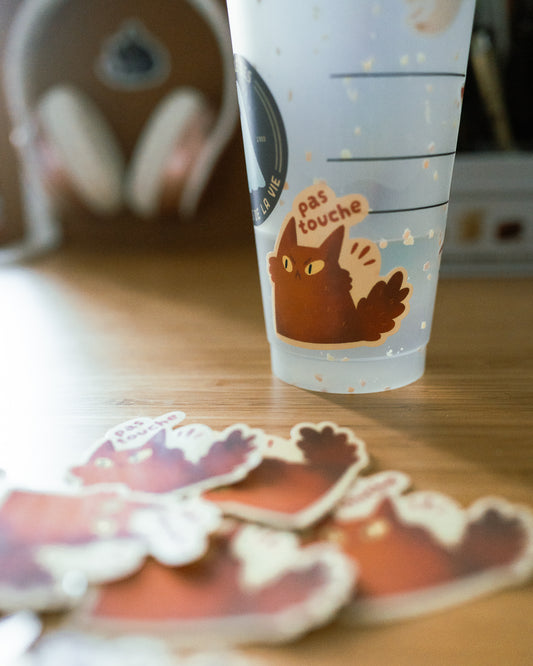 Pas touche ! - Sticker